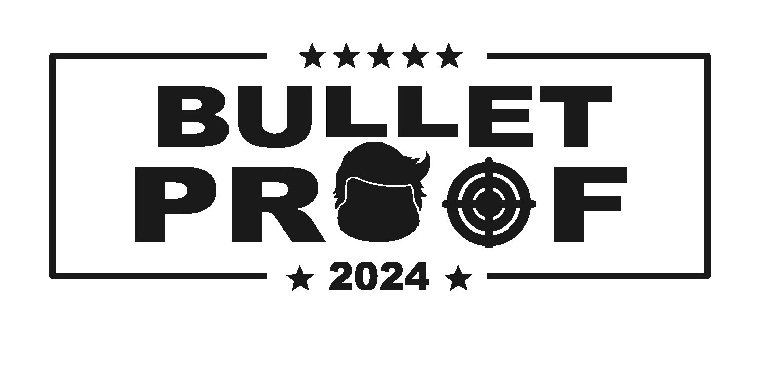 Bullet Proof 2024 USA patriot election decal -Trump shooting decal sticker