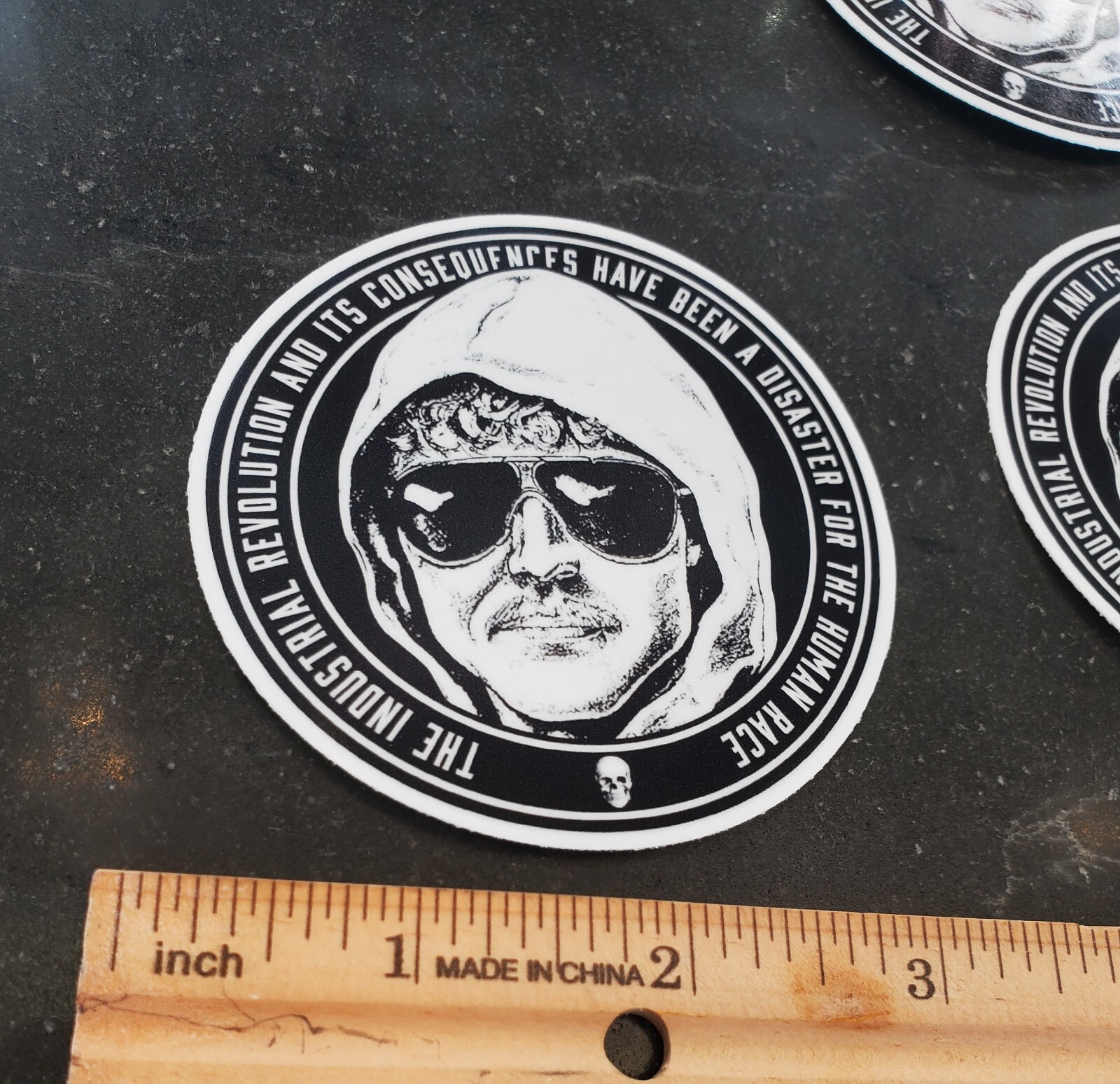 Ted Kaczynski Sticker 3×3 Inches **WORLDWIDE 🌐 SHIPPING**