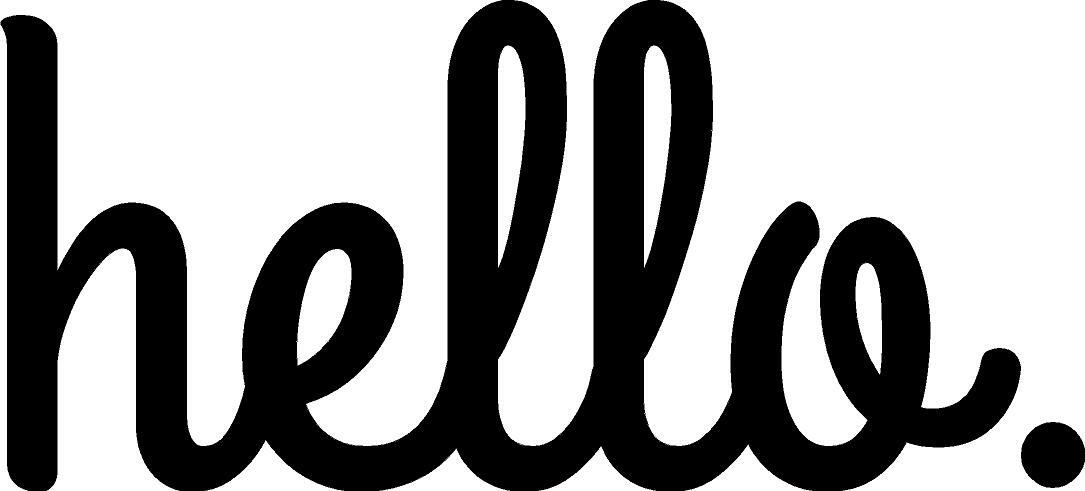 Hello Vinyl Decal Front Door Decal Greeting Sticker Decor for doors Many colors