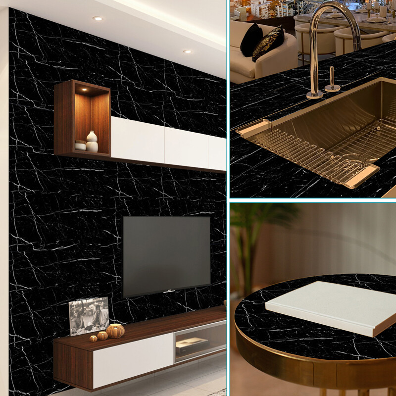 Marble Contact Paper Self Adhesive Peel & Stick Wallpaper PVC Kitchen Countertop