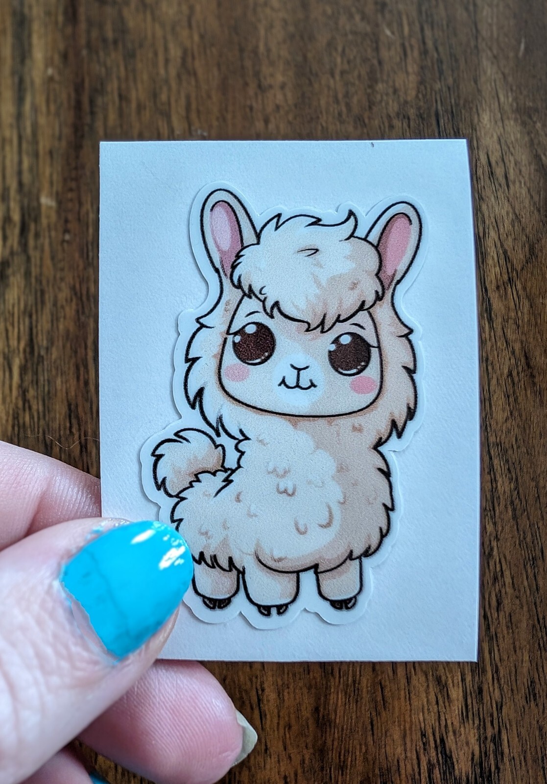 2" Llama Alpaca Decal Sticker Print Cute Farm Animal Laptop Tumbler Case Car Pet