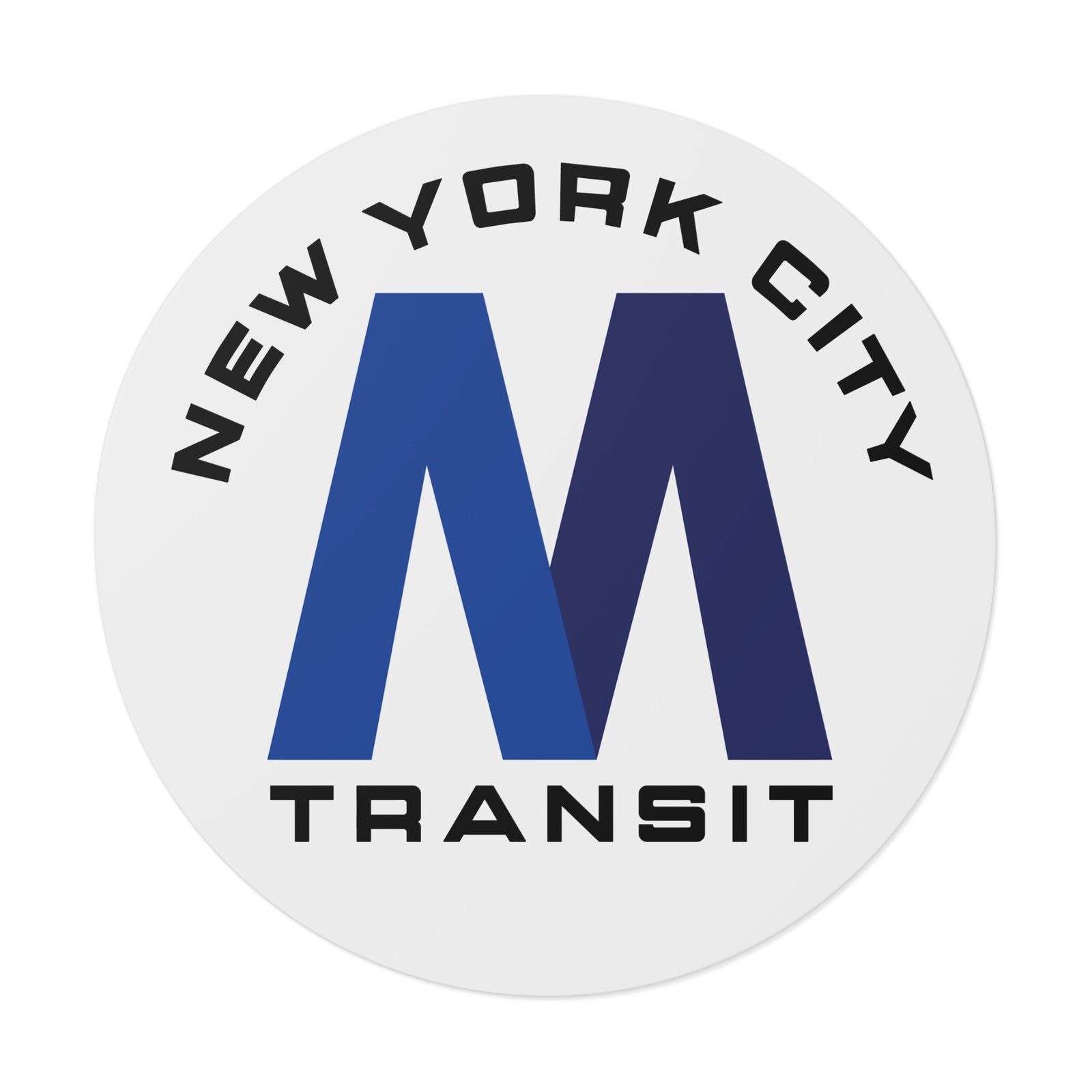 NYC Subway Logo (1970s) Vinyl Stickers