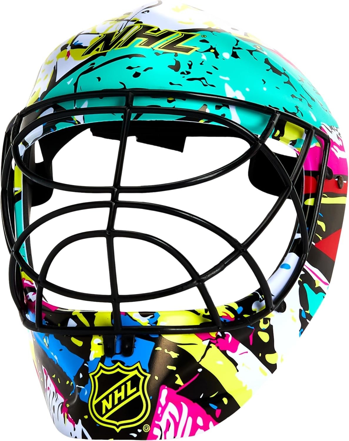 NHL Youth Knee Hockey Goalie Pads + Helmet Set – Kids Knee + Mini Hockey Goalie