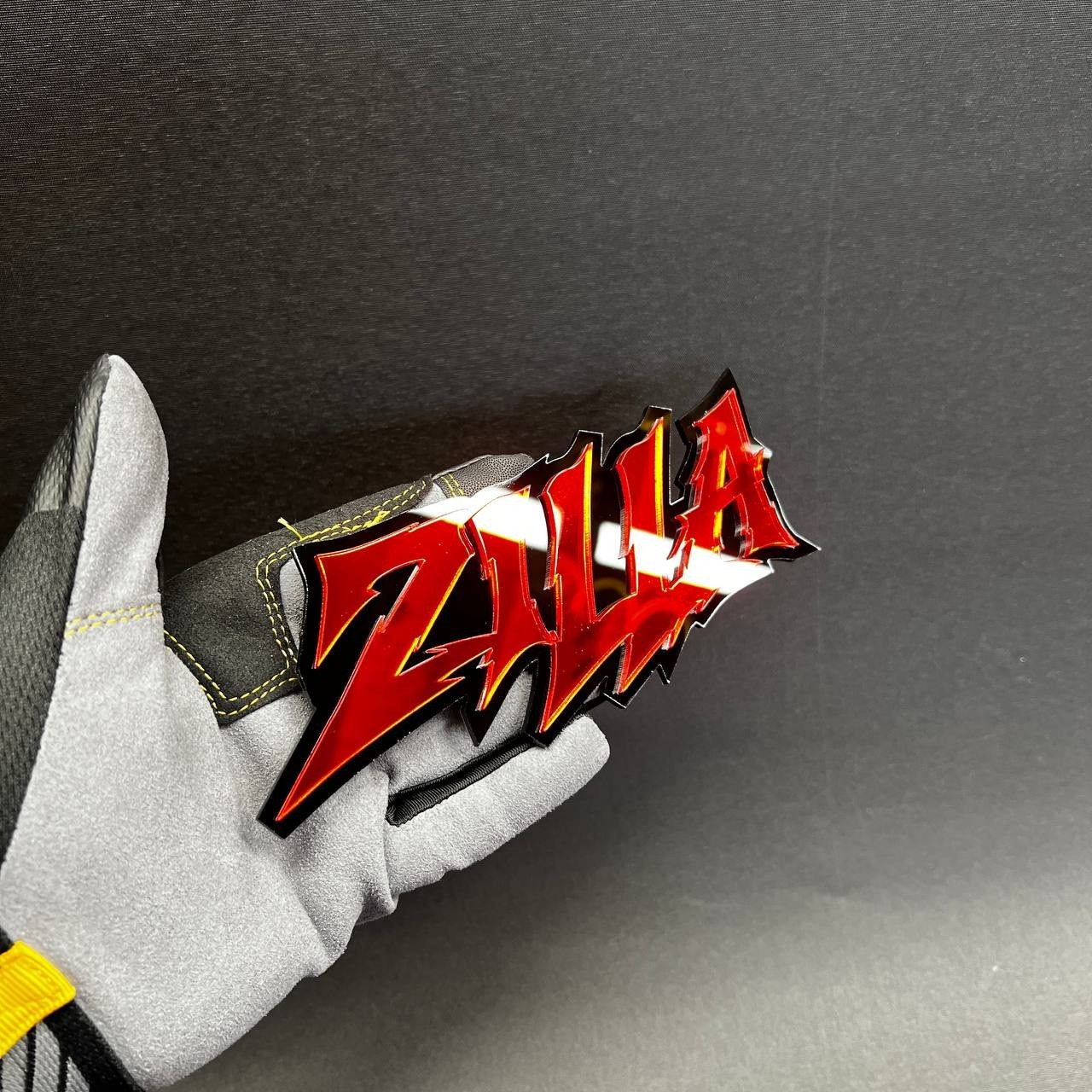1PC ZILLA Custom 3D Text Car Badge Fender Emblem Tailgate Toolbox Decal