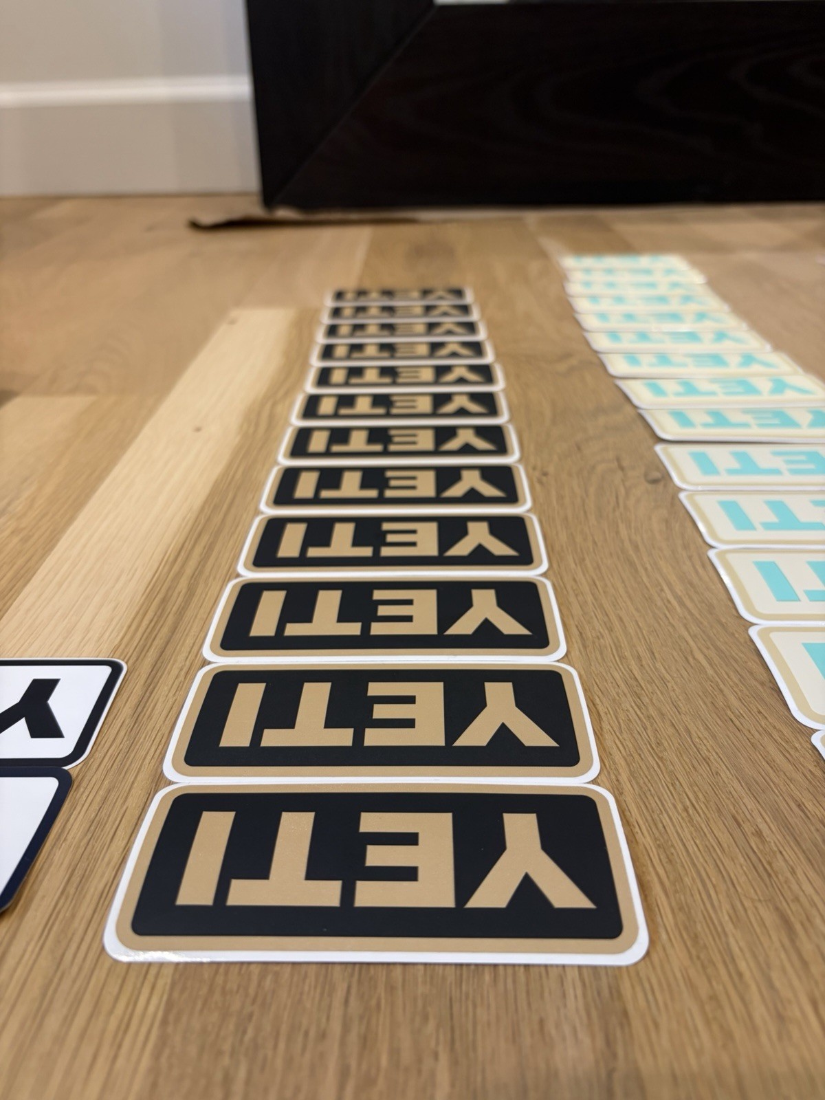 yeti stickers lot of 67 and Yeti cup/can Collectible