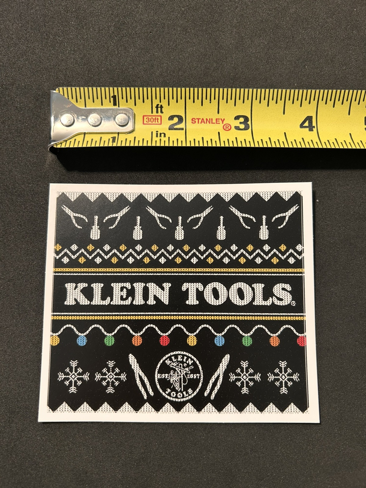 Klein Tools Tradesman Club Exclusive Giveaway Sticker December 2024 Limited