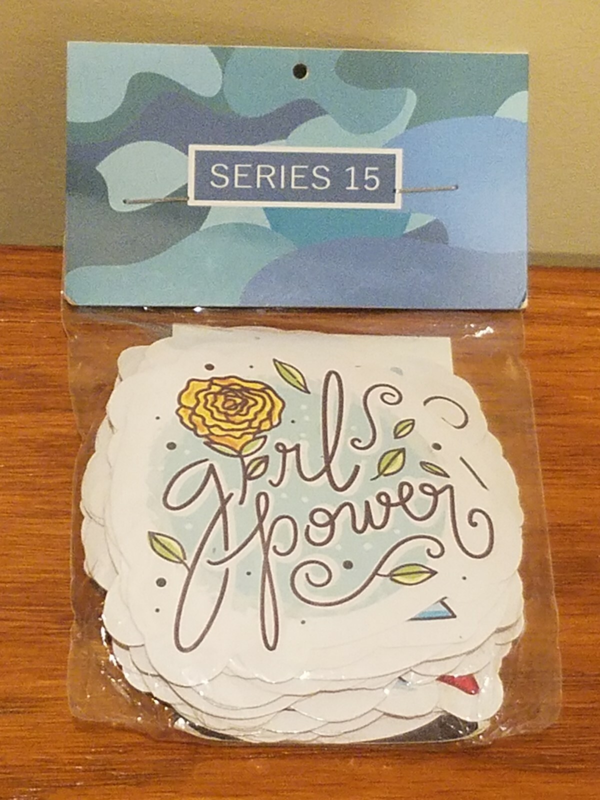 Carefree Bee RipDesigns Series 15 – Pack of 50 Vinyl Stickers – Red Yellow Blue