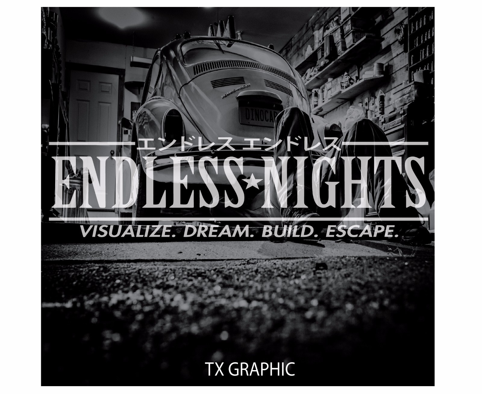 Endless Nights decal vinyl sticker JDM illest Lowered Sponser Drift