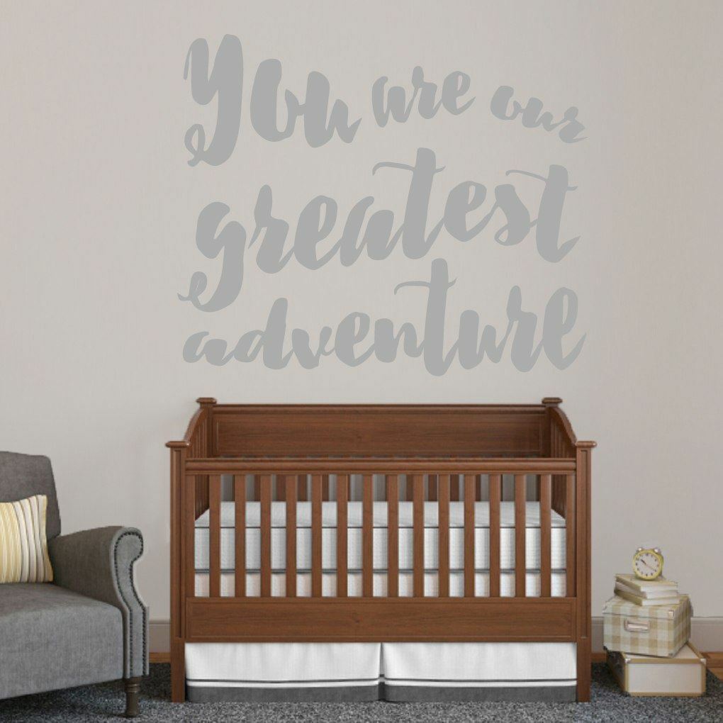You Are Our Greatest Adventure Wall Decal – Nursery, Kids, Bedroom, Wall Sticker