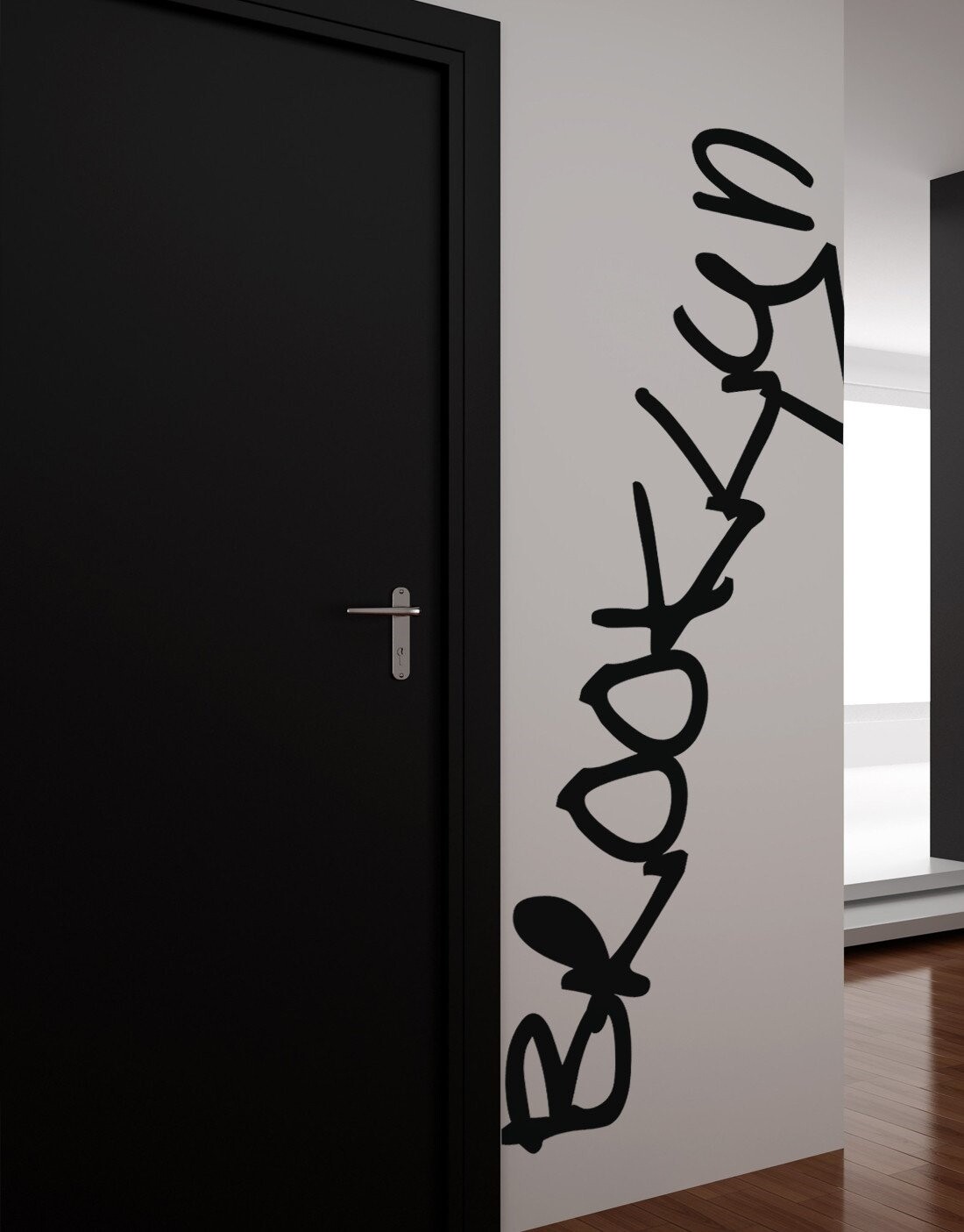 Brooklyn Sign Wall Decal Sticker. NYC, New York City, Urban Decor