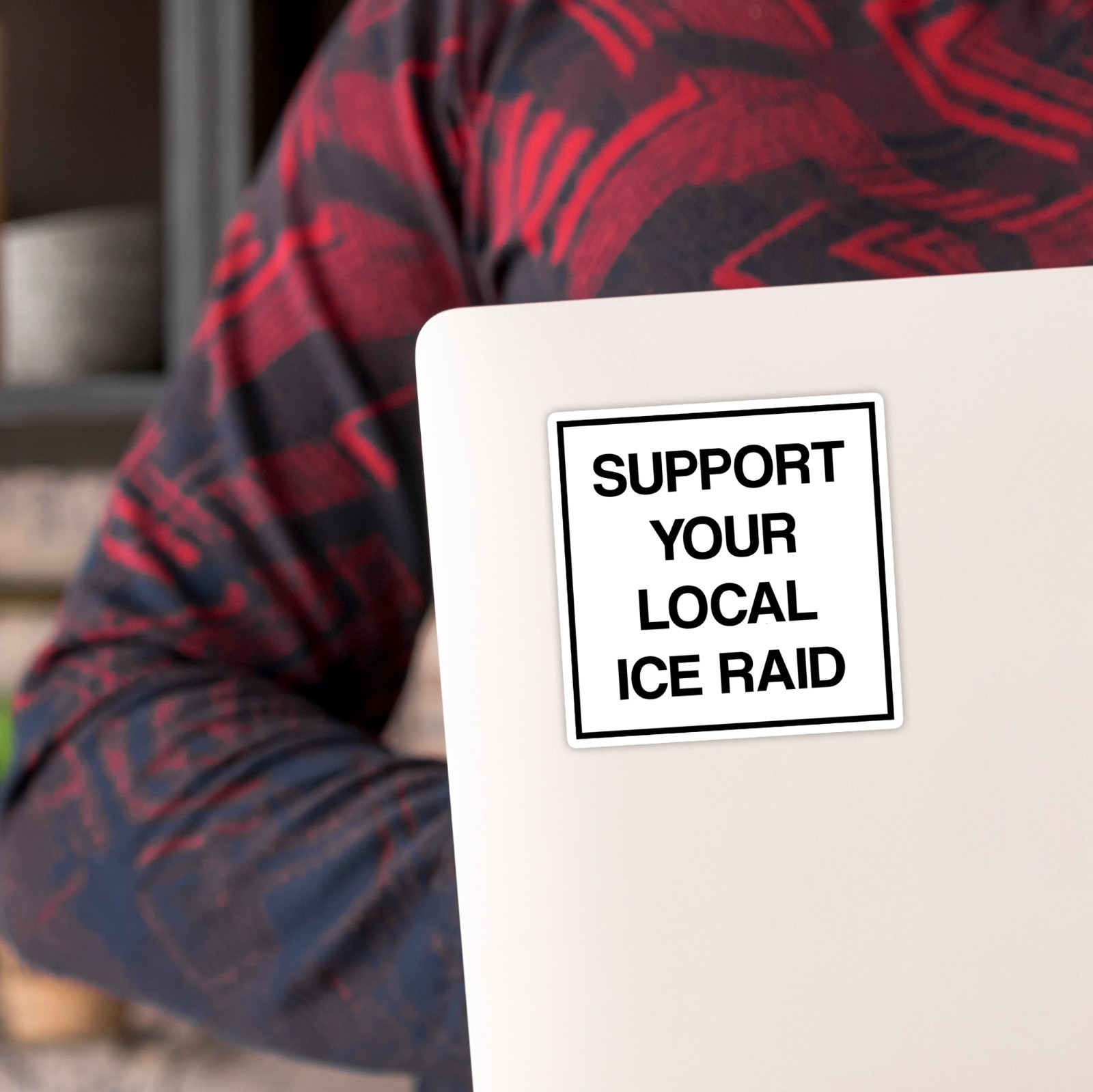 Support Your Local Ice Raid Sticker America Sticker ICE Sticker Decal Police