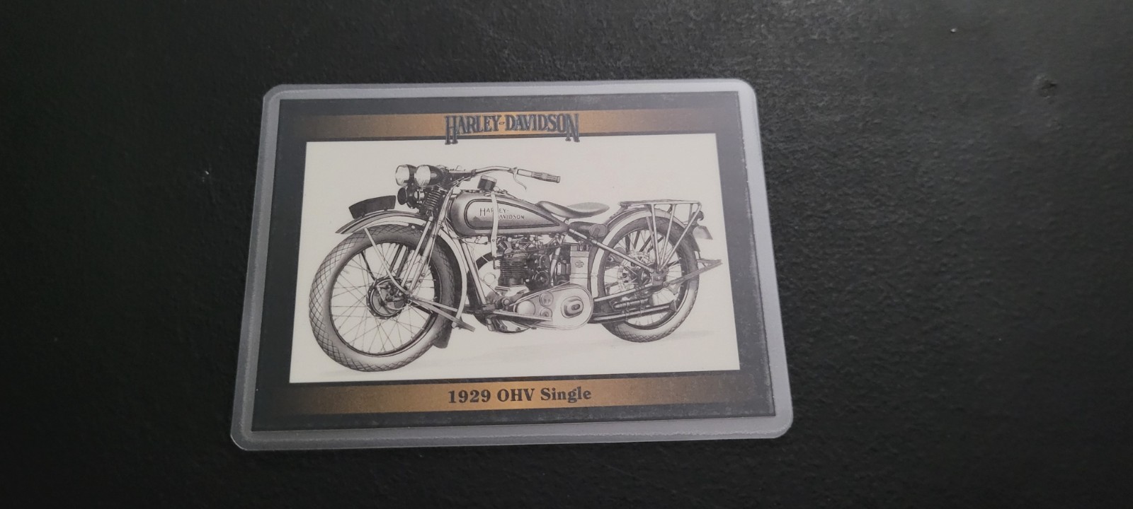 Harley Davidson Fridge/Locker/Cabinet Laminated Collectible Card Magnets VTG