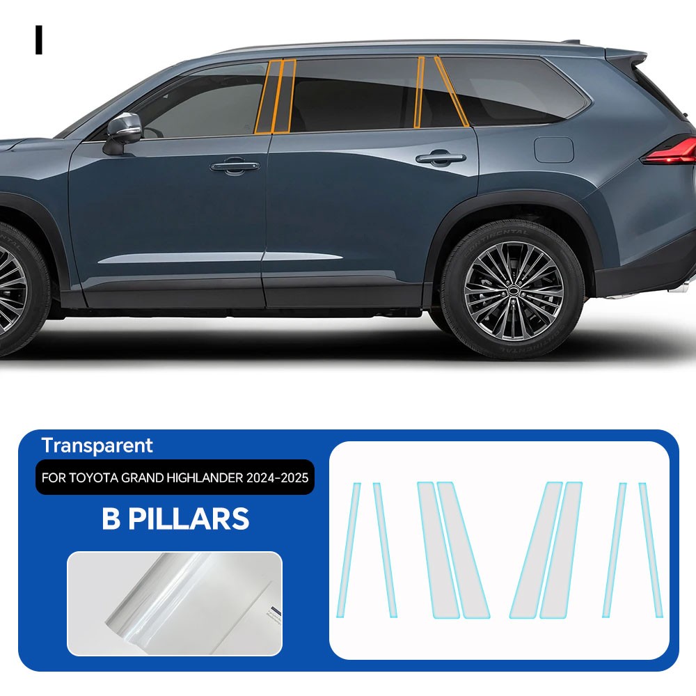For Toyota Grand Highlander 2024-UP Full Car Precut Paint Protection Film PPF