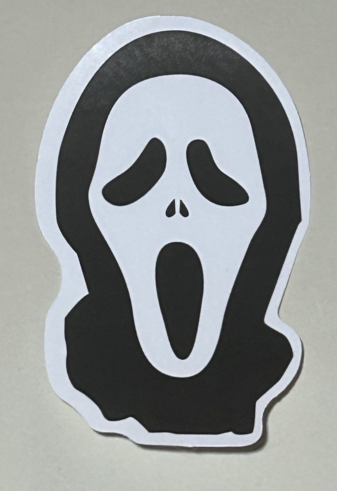 Sticker Decal Scream Mask Movie Horror 2”x3.25”in
