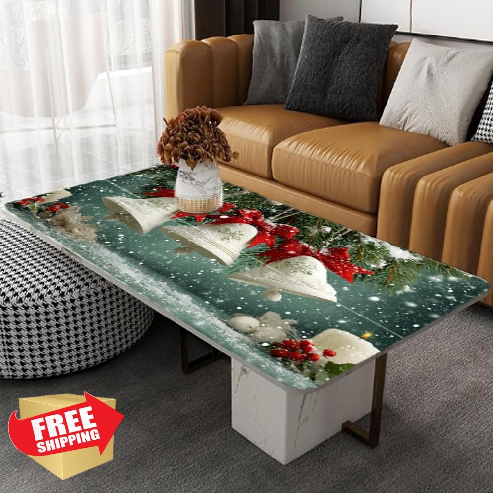 Cmialusie Christmas Bell Desktop Sticker 39×24 Inch