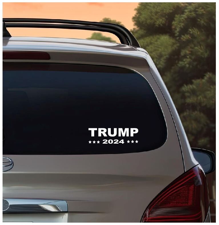 TRUMP 2024 Car Auto Bumper Sticker Decal V16