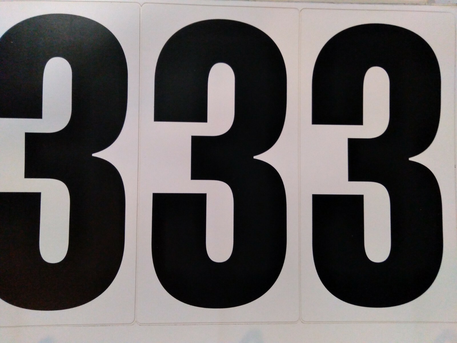 5" Set of Digits Numeral Mailbox Home Locker House Numbers Vinyl Stickers Decals