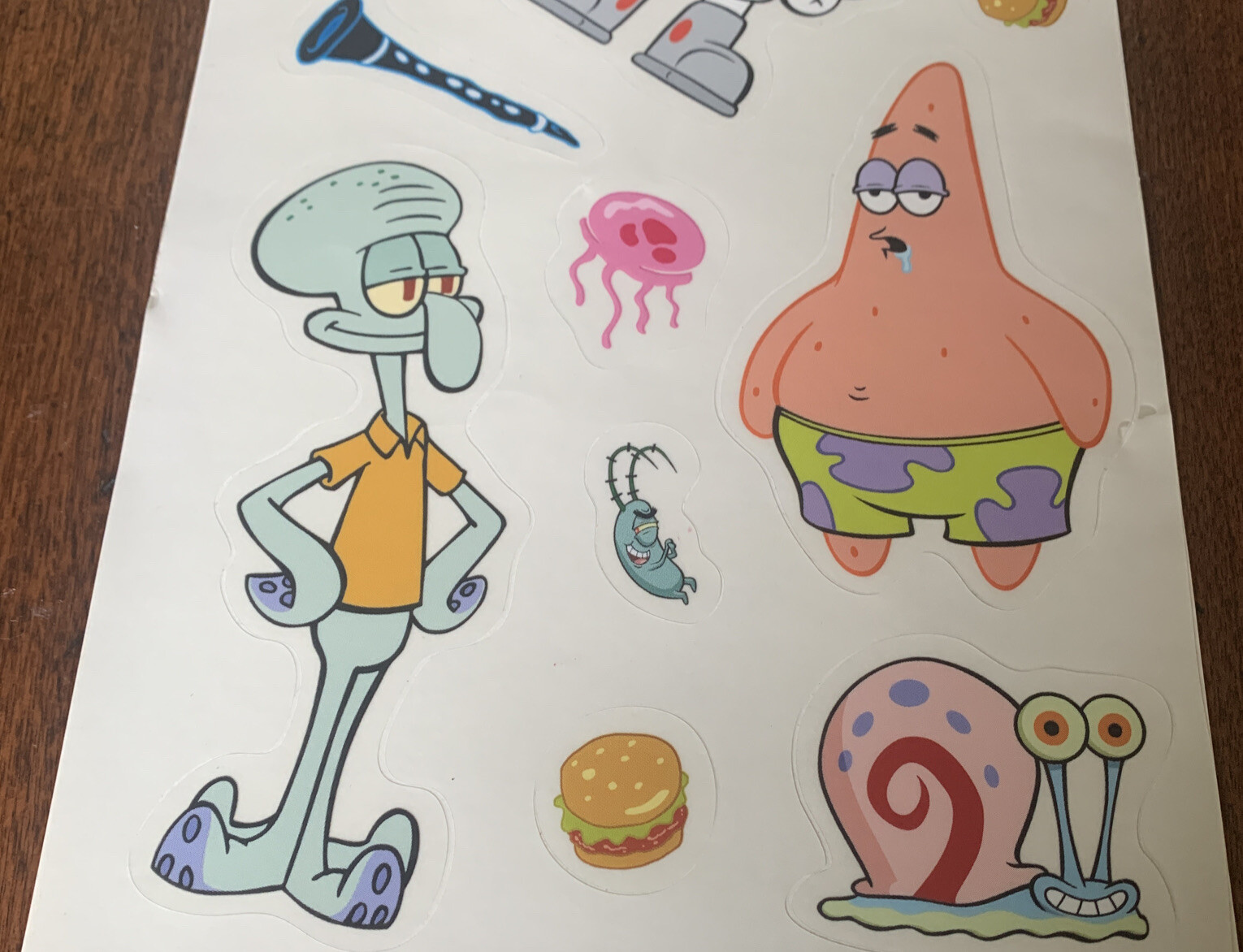 SpongeBob Squarepants Peel And Stick Wall Decals! Reusable & Residue Free!