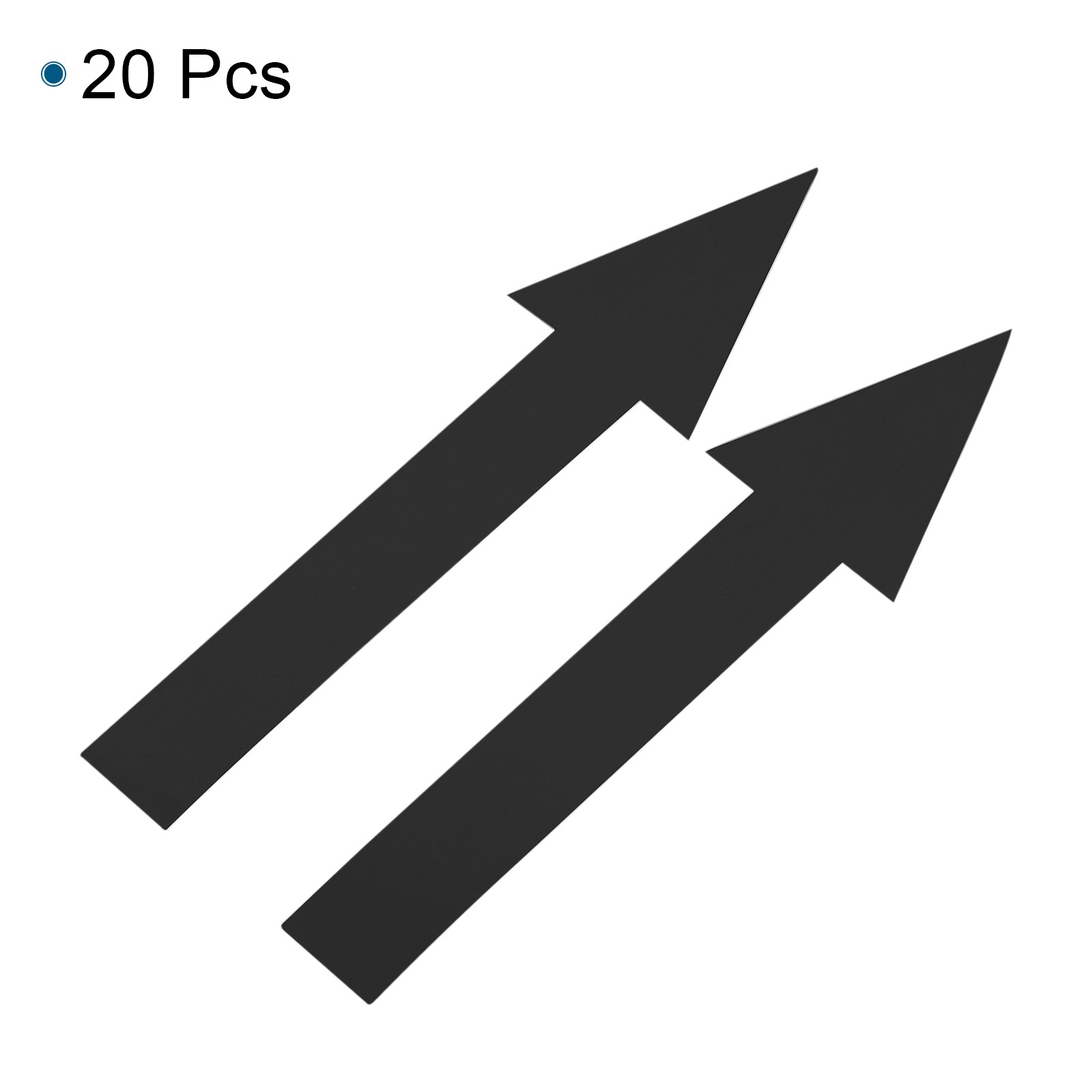20Pcs Directional Arrow Sticker Self Adhesive Floor Decal Marking Sign Black