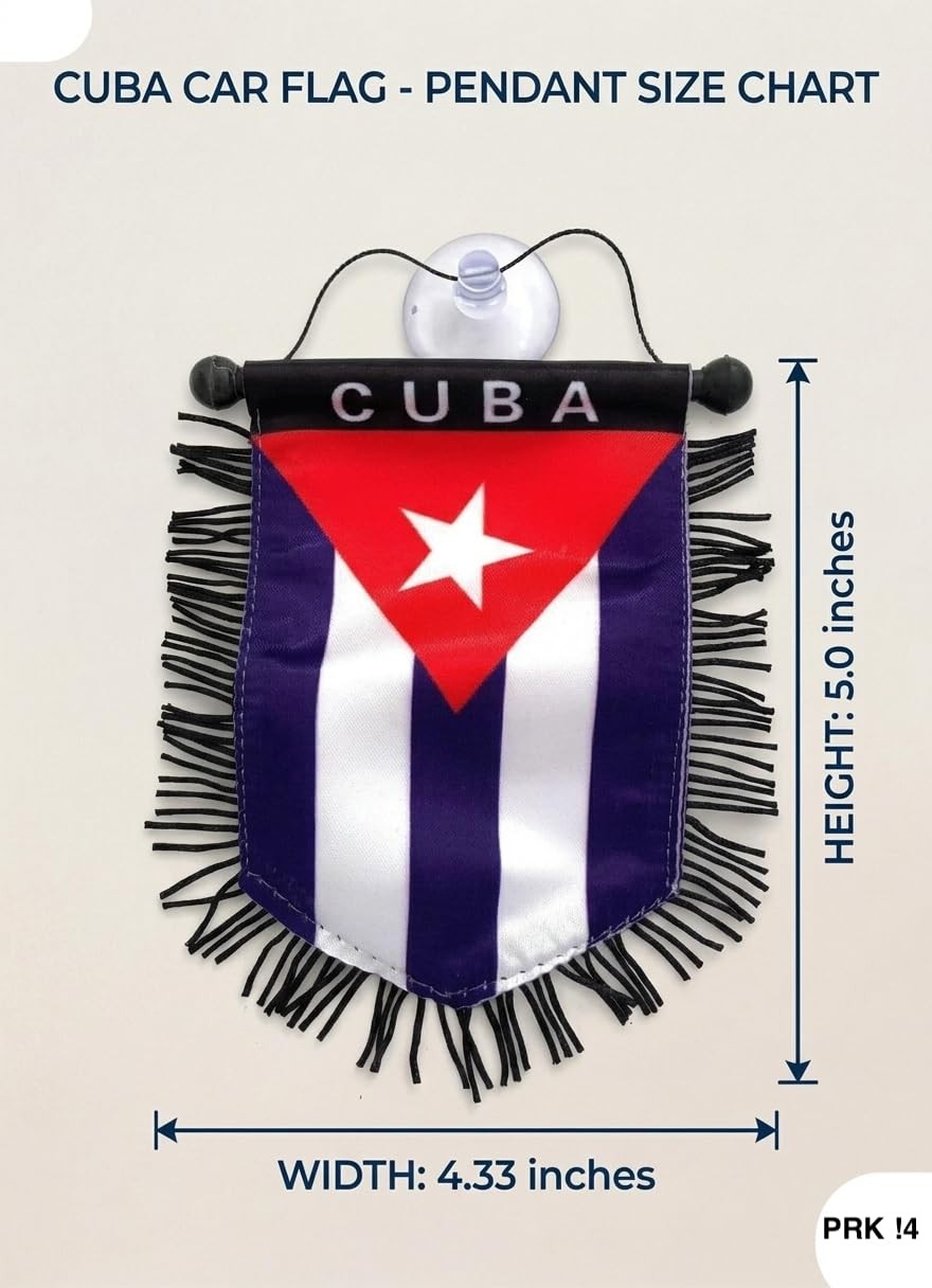 Cuban flag for cars home Cuba car flag bandera cubana Cubano Cars flags Hanin…