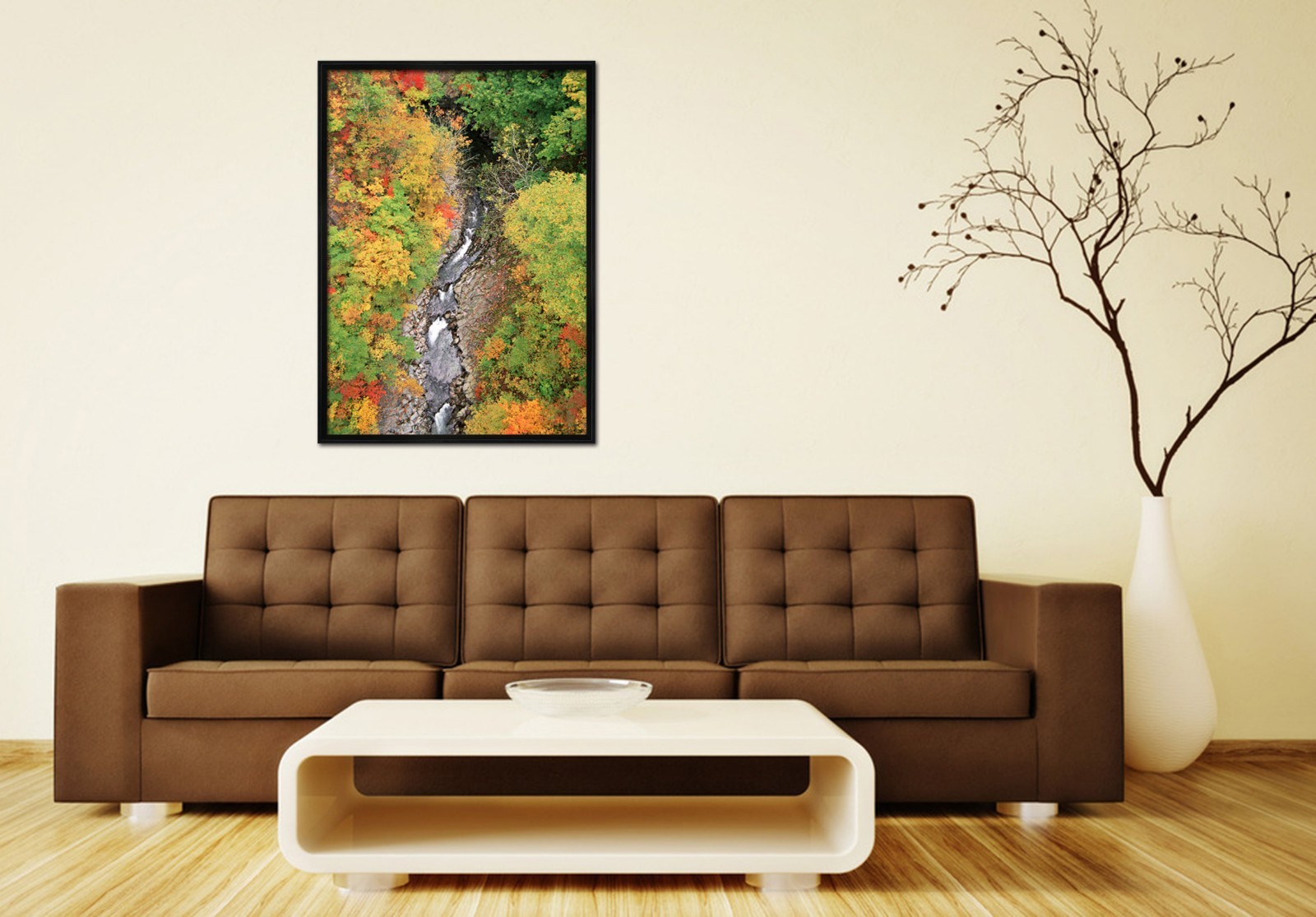 3D Grove River 45 Fake Framed Poster Home Decor Print Painting Unique Art