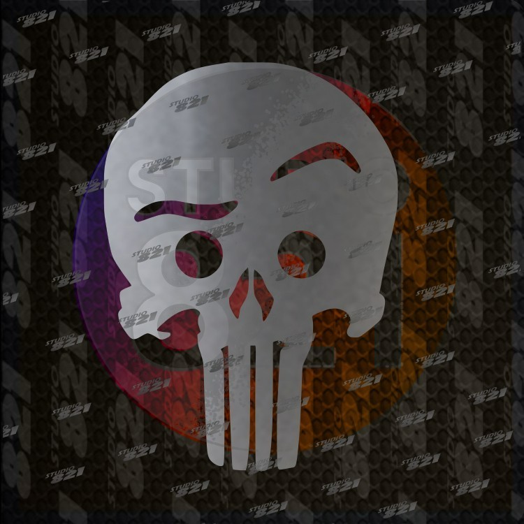 The Punisher Skull WTF Vinyl Sticker Decal – US MADE – Car Truck decal Jeep DC