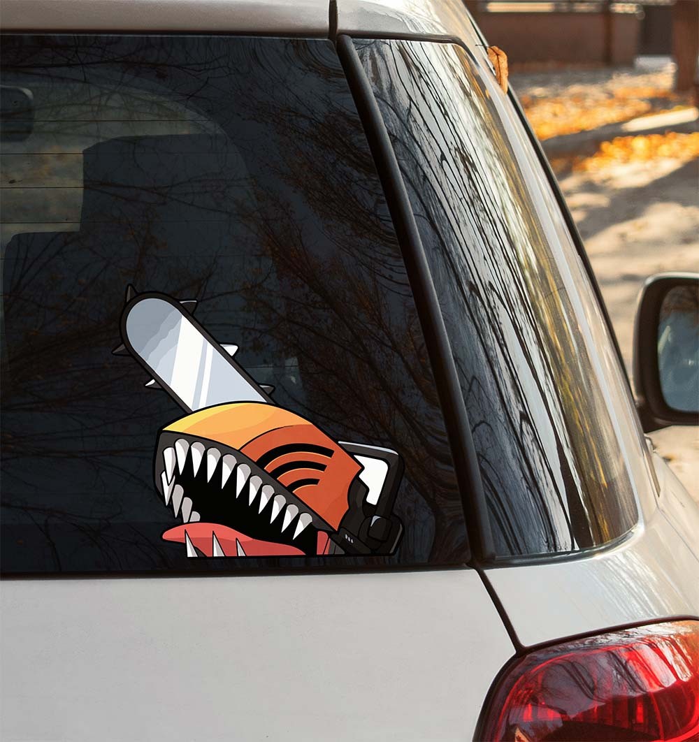 Chainsaw Man Peeker Sticker Anime Car Decal Denji Vinyl Made in USA