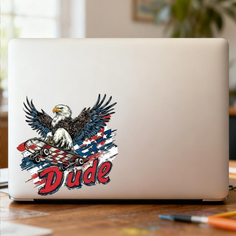 American Symbols Stickers Vinyl Self-adhesive Self-adhesive for Window Laptop UE