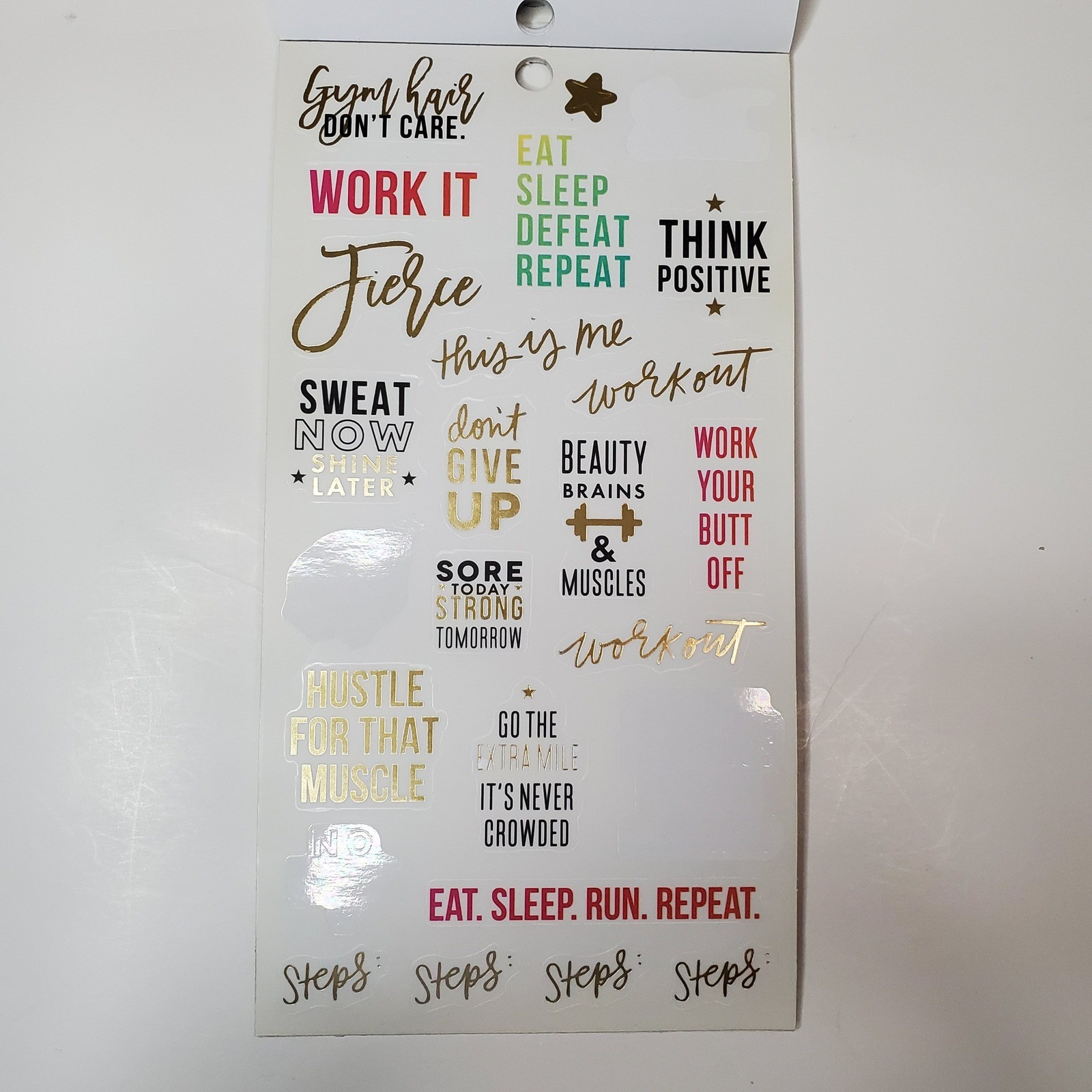 The Happy Planner Mini Fitness Sticker Value Pack 1939 Pieces PPSV-36-3048