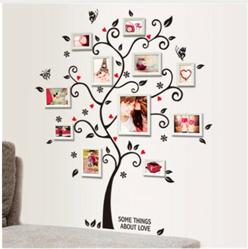 + WALL STICKERS WALL DECAL PHOTO FRAME TREE MEMORIES