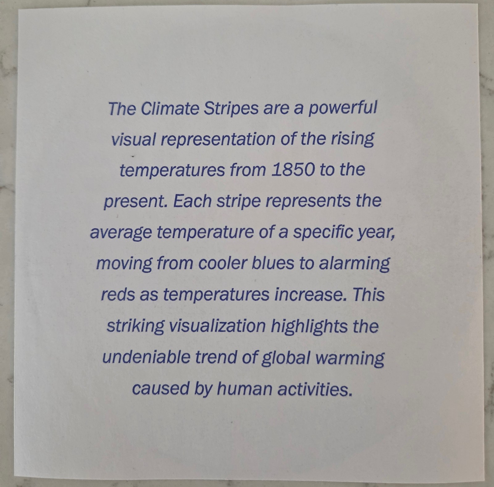 "CLIMATE CAN'T WAIT" Bumper/Refrigerator Adhesive Sticker 4" Round New
