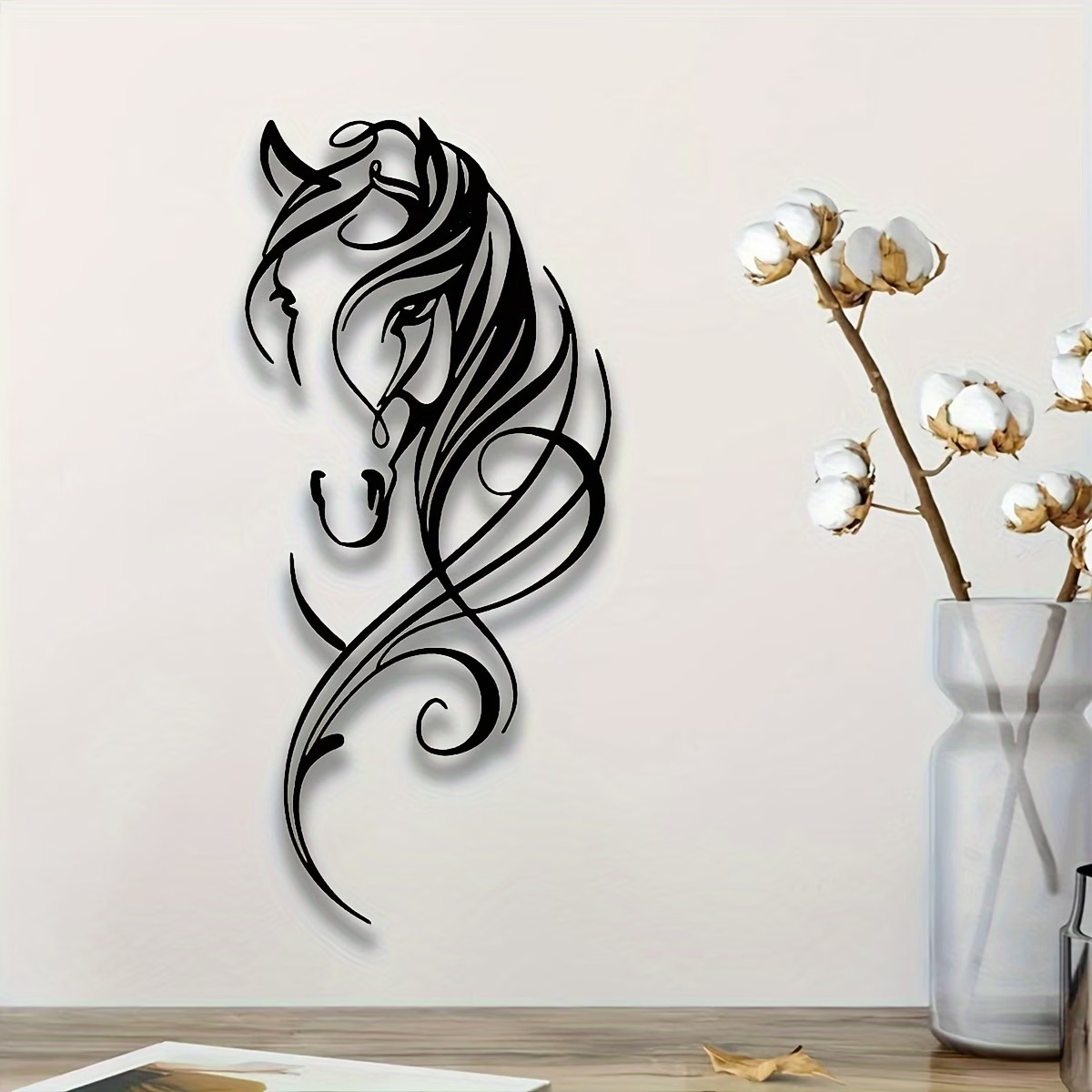 Fashion Horse Animal Pattern Sticker Home Decoration Living Room Bedroom