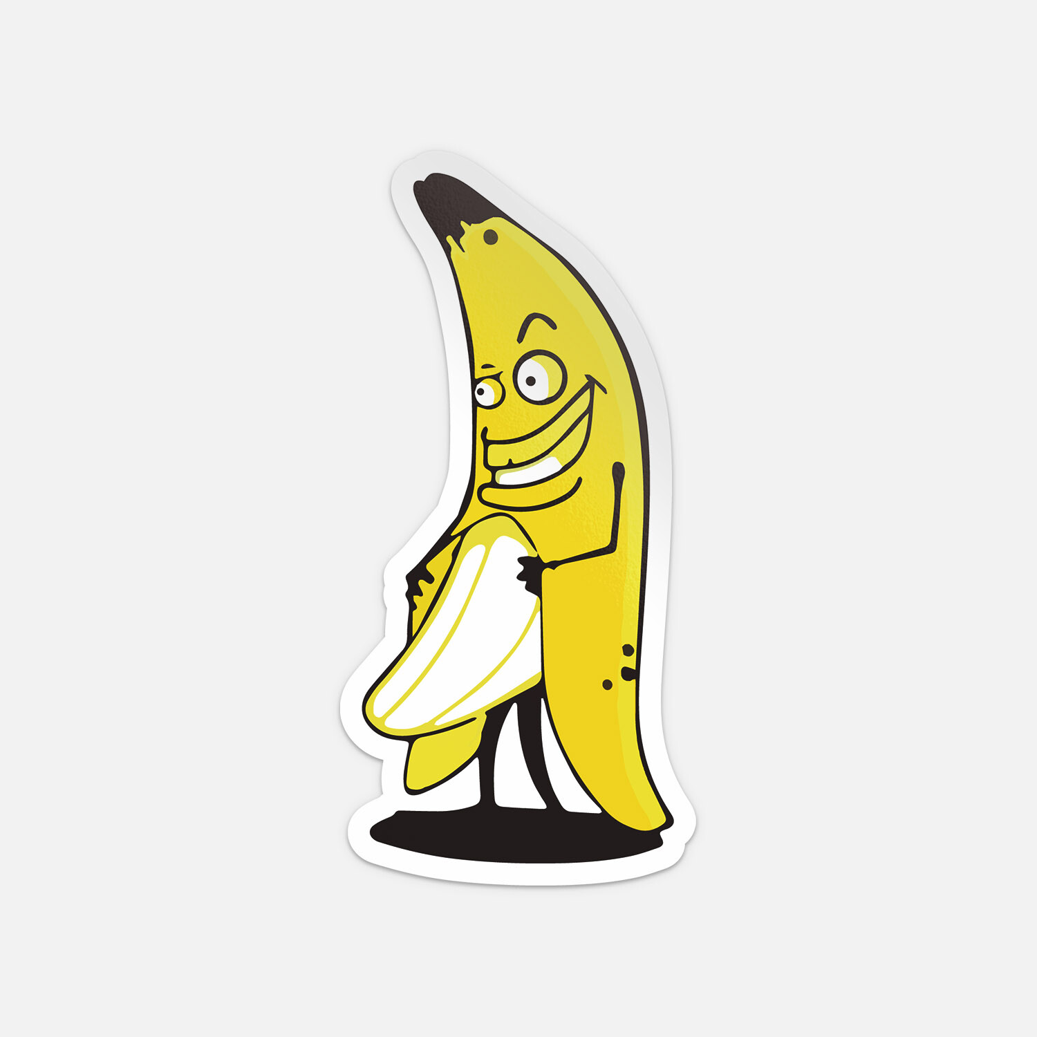 Funny Banana Cartoon Car Bumper Vinyl Sticker Decal