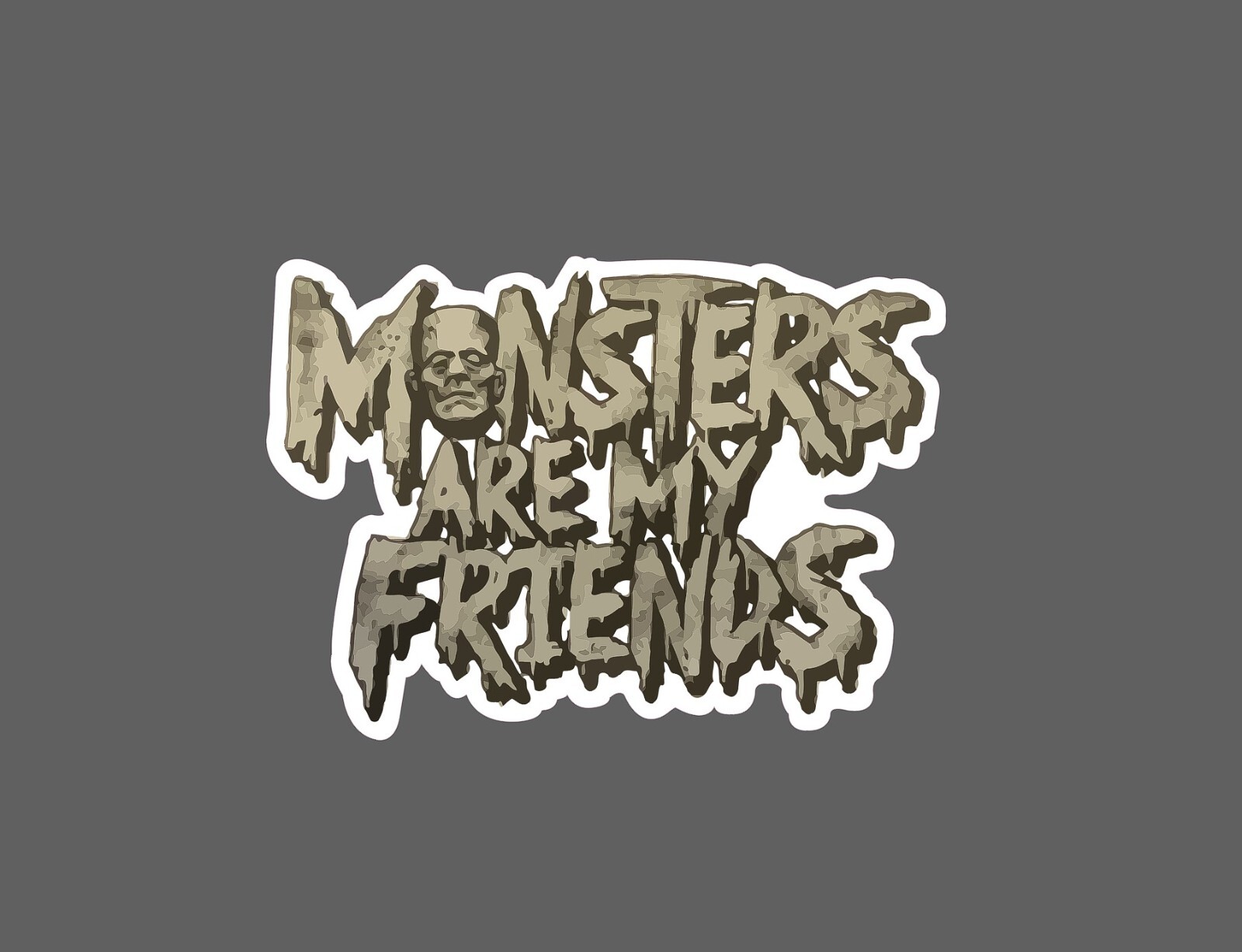 Monsters My Friends Sticker Waterproof NEW – Buy Any 4 For $1.75 EACH Storewide!