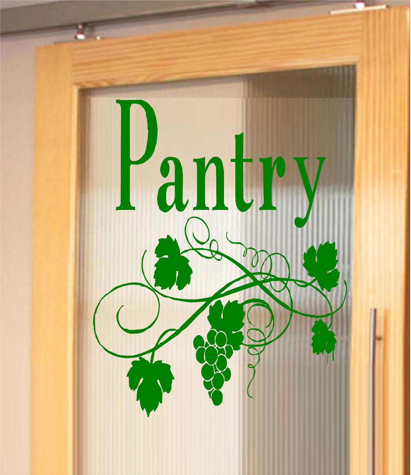 Pantry Sign Vinyl Decal Home Décor 12" x 15"
