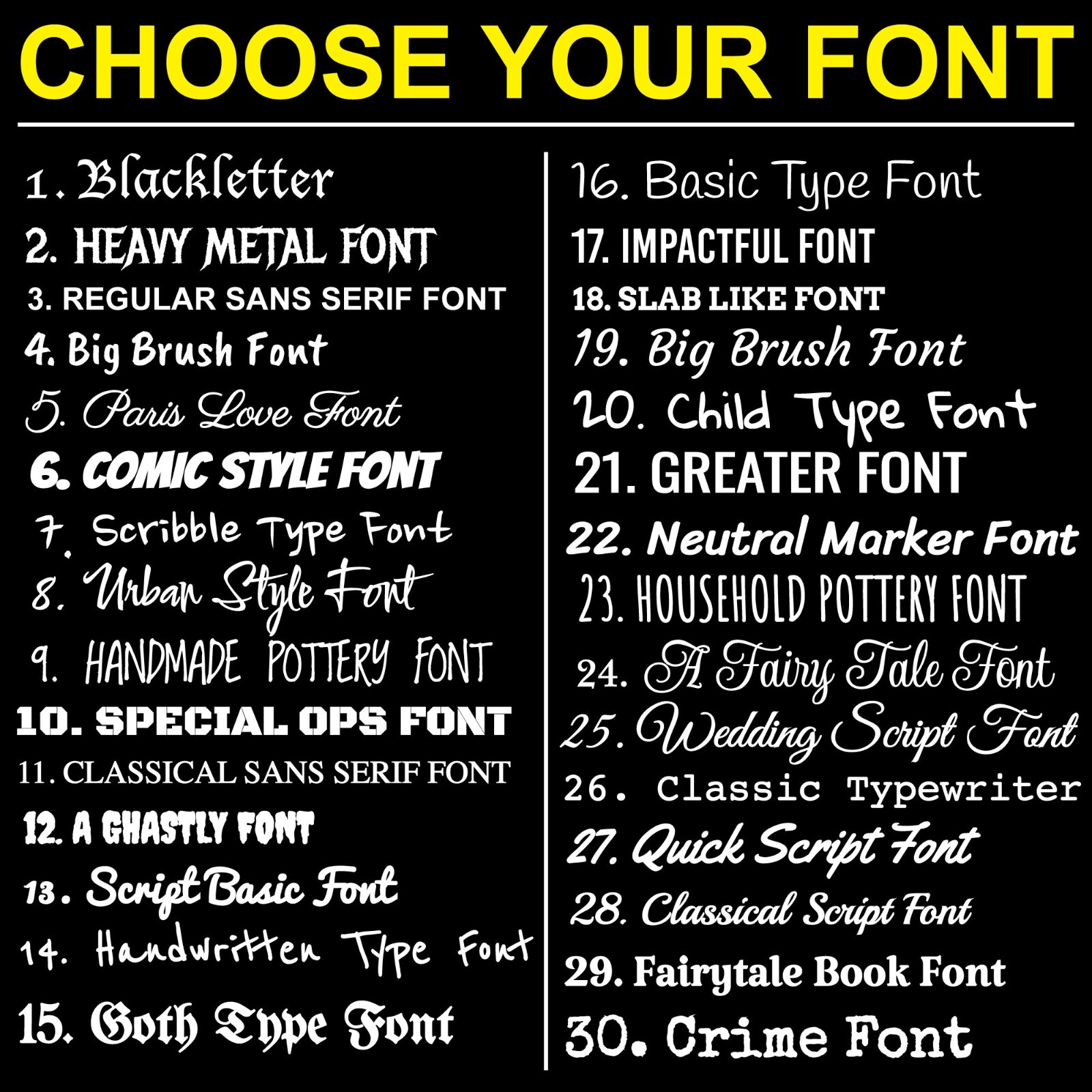 Order your own Custom Bumper Sticker – Say Anything You Want! – Black and White