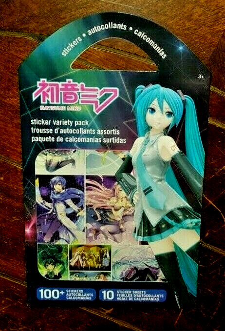 HATSUNE MIKU Sticker Variety Pack! 100+ Stickers/10 Sticker Sheets! Item #ST1594