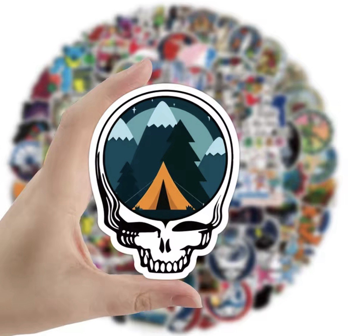 Grateful Rock Band Stickers 50pk Rock Music Dead Head Fun Stickers FREE SHIPPING