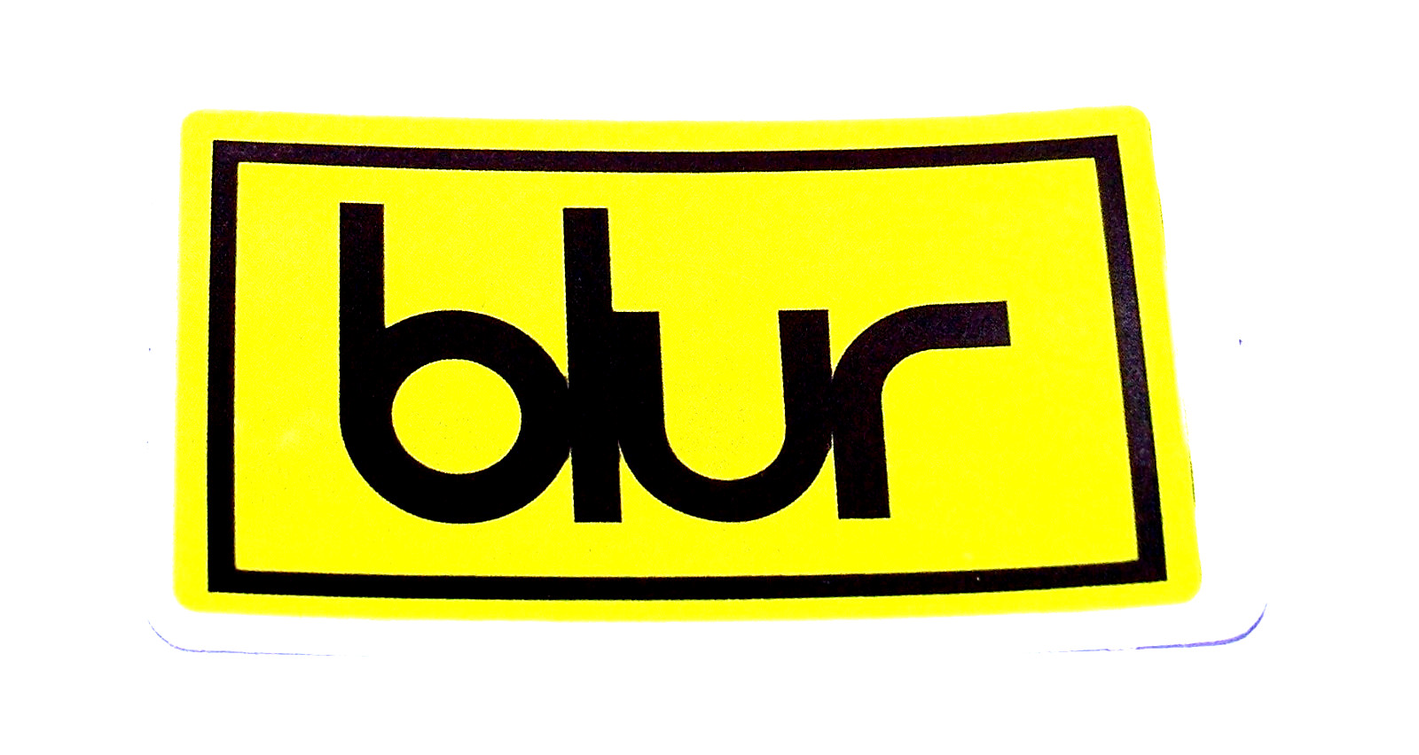 BLUR Logo Cut Sticker Decal Band Music Rock – Blur