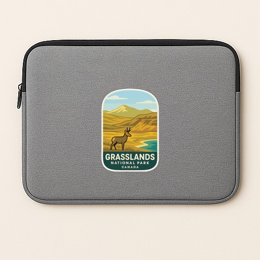 Grasslands Canada Iron On Heat Transfer Vinyl HTV Die-Cut World National Parks