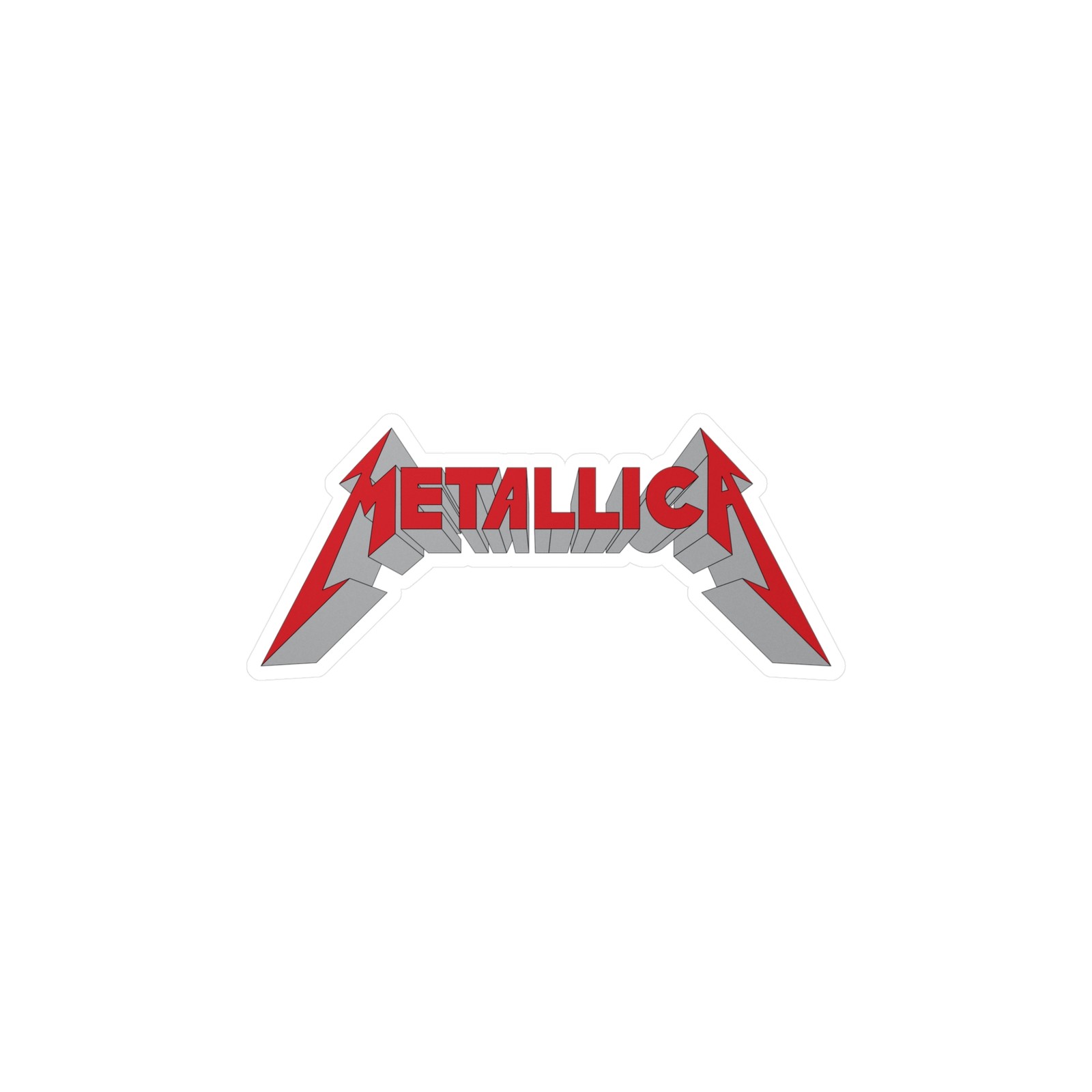 Metallica Alternative Logo ,Metal Band Sticker, Music Lover Gift, Laptop, Mug