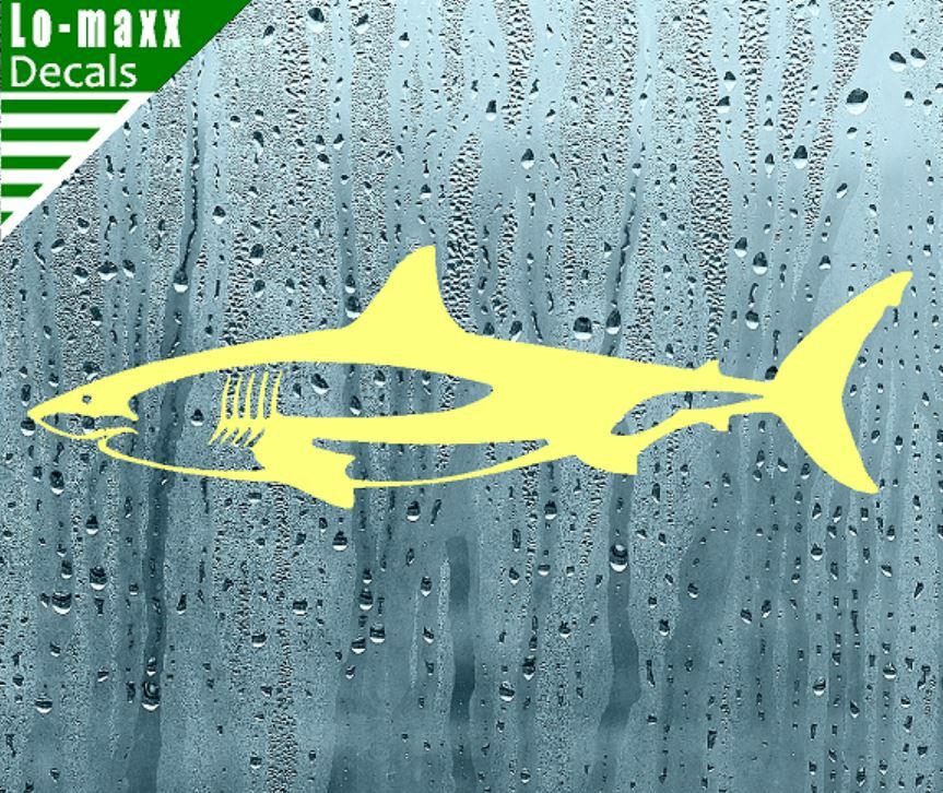 Shark Unique Custom Graphic Design Durable High Performance Die Cut Vinyl Decal