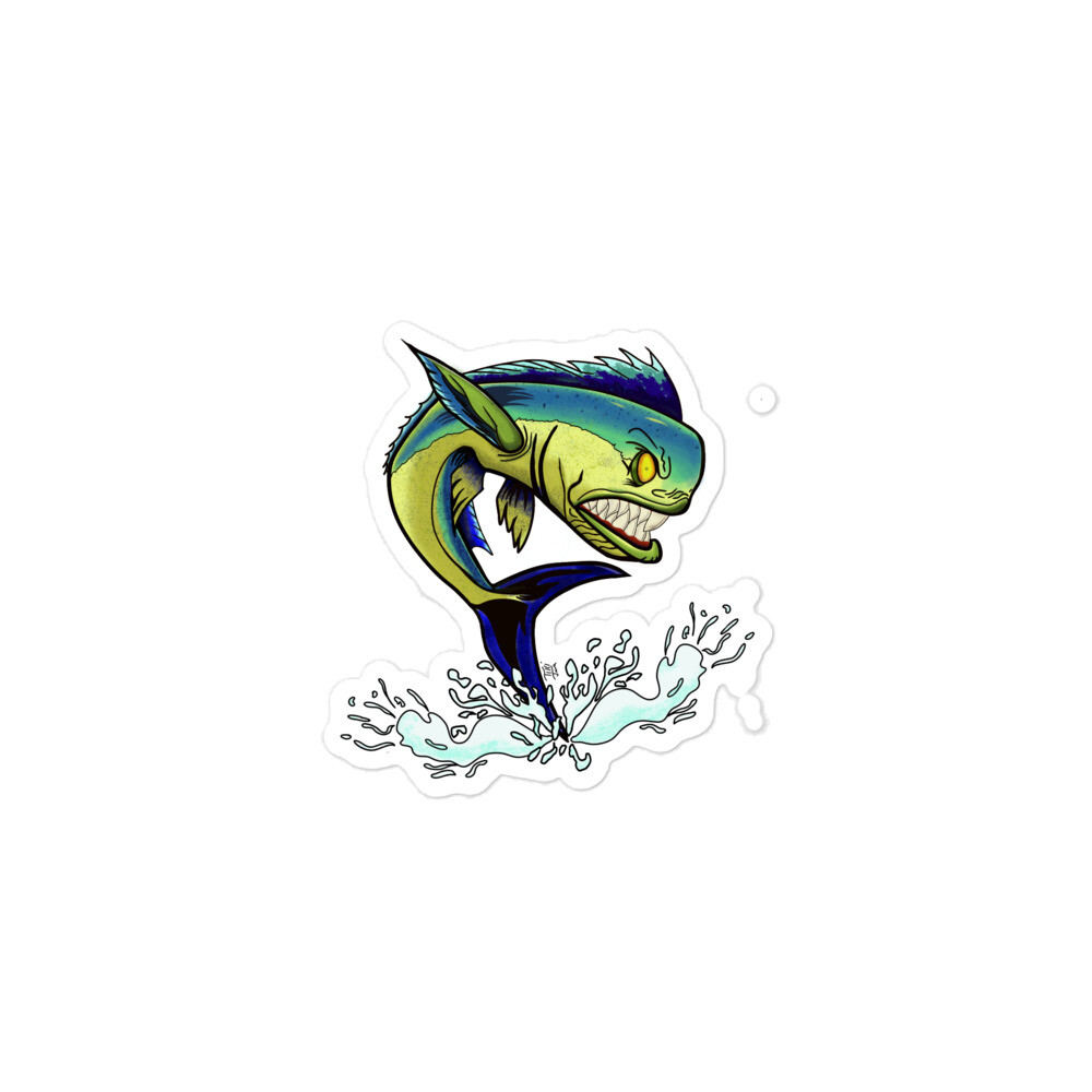 Mad Mahi Bubble-free stickers with original artwork