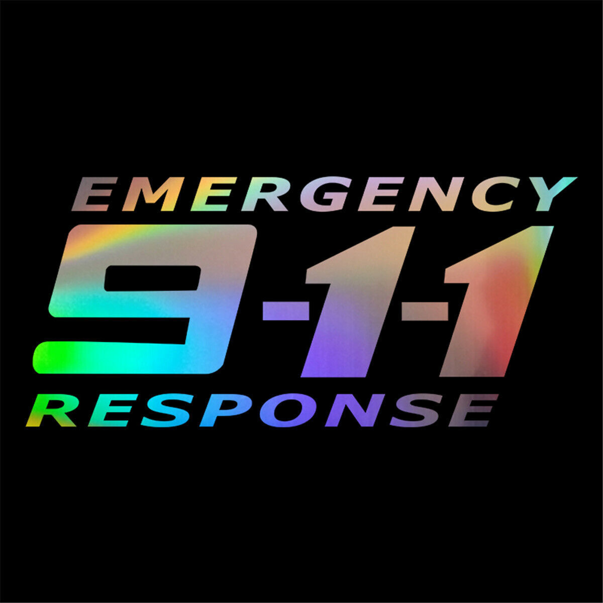 1pcs 911 Emergency Phone Stickers Car Auto Bumper Motorcycle Truck Vinyl Decal