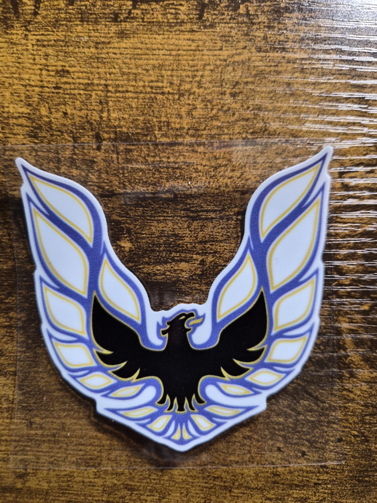 Blue UV DTF Decal Sticker waterproof USA NOT VINYL