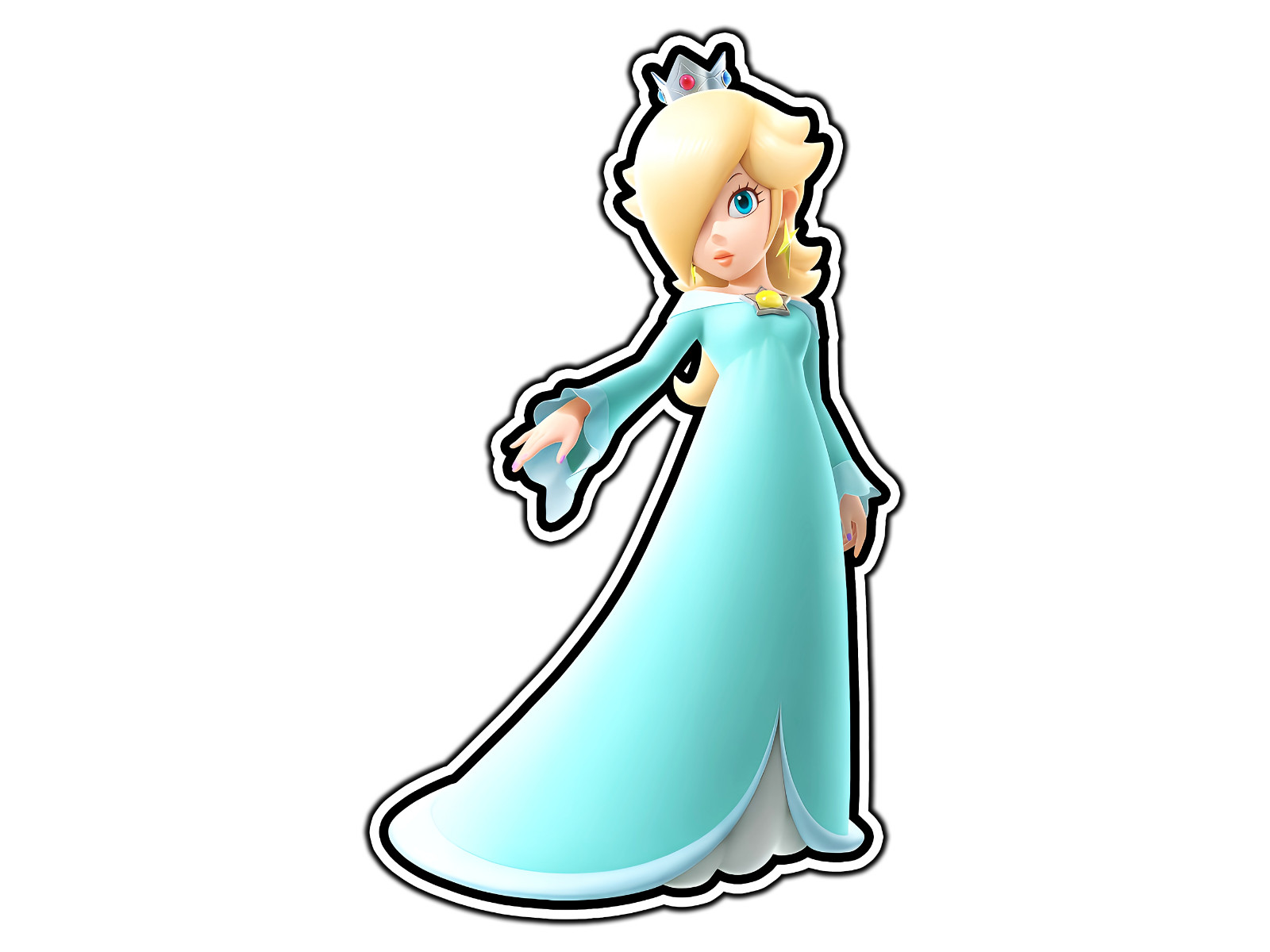 Rosalina #1 Waterproof Vinyl Sticker Decal Die-Cut