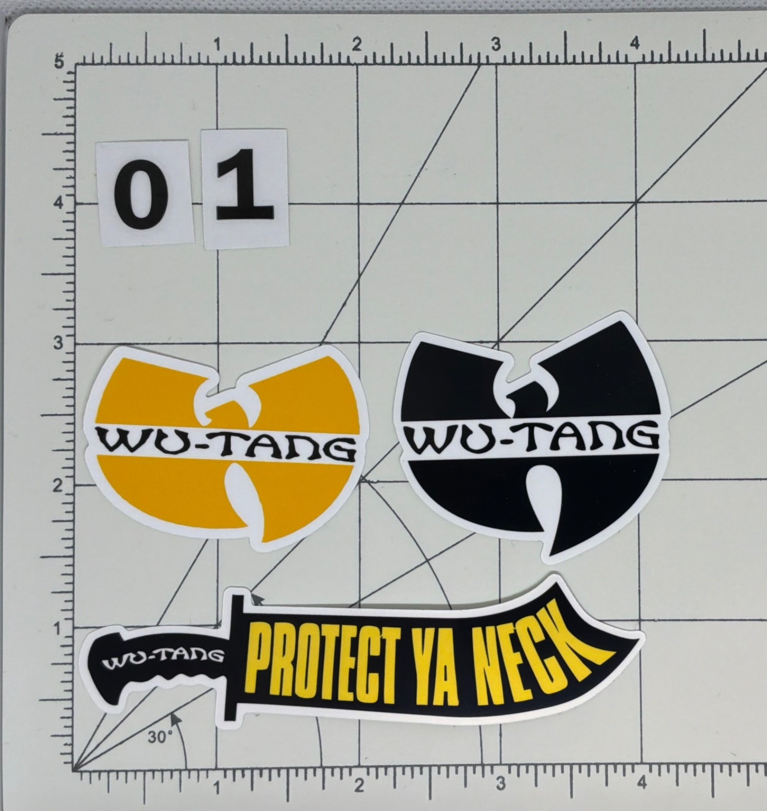 Wu Tang Clan Stickers New Multiple Options, Choose One