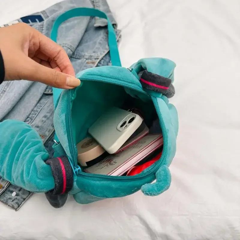 Anime Hatsune Miku Cosplay Plush Backpack Ita Bag Women Bag Shool Student Men Ve