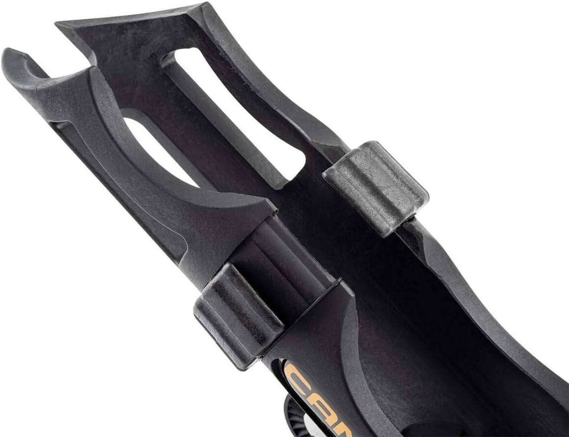 Cannon Three-Position Adjustable Rod Holder for Boat Trolling One Size, Black