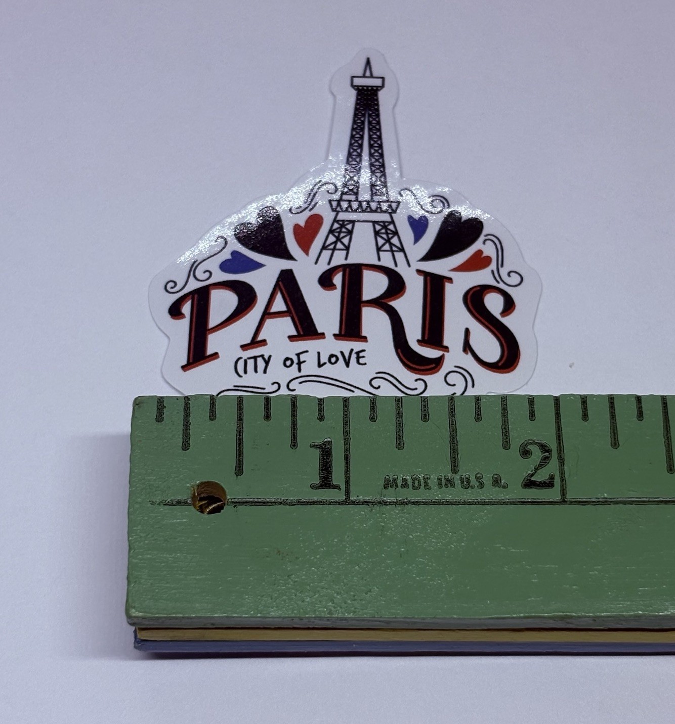 “City Of Love” Sticker Travel Paris Tour Art Decal Vinyl Souvenir Tc9